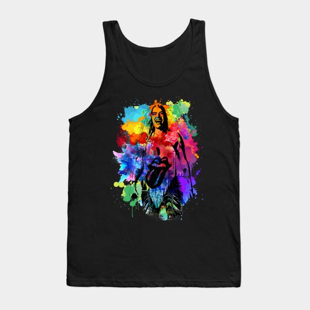 Splash Watercolor - Karol G Tank Top by sgregory project